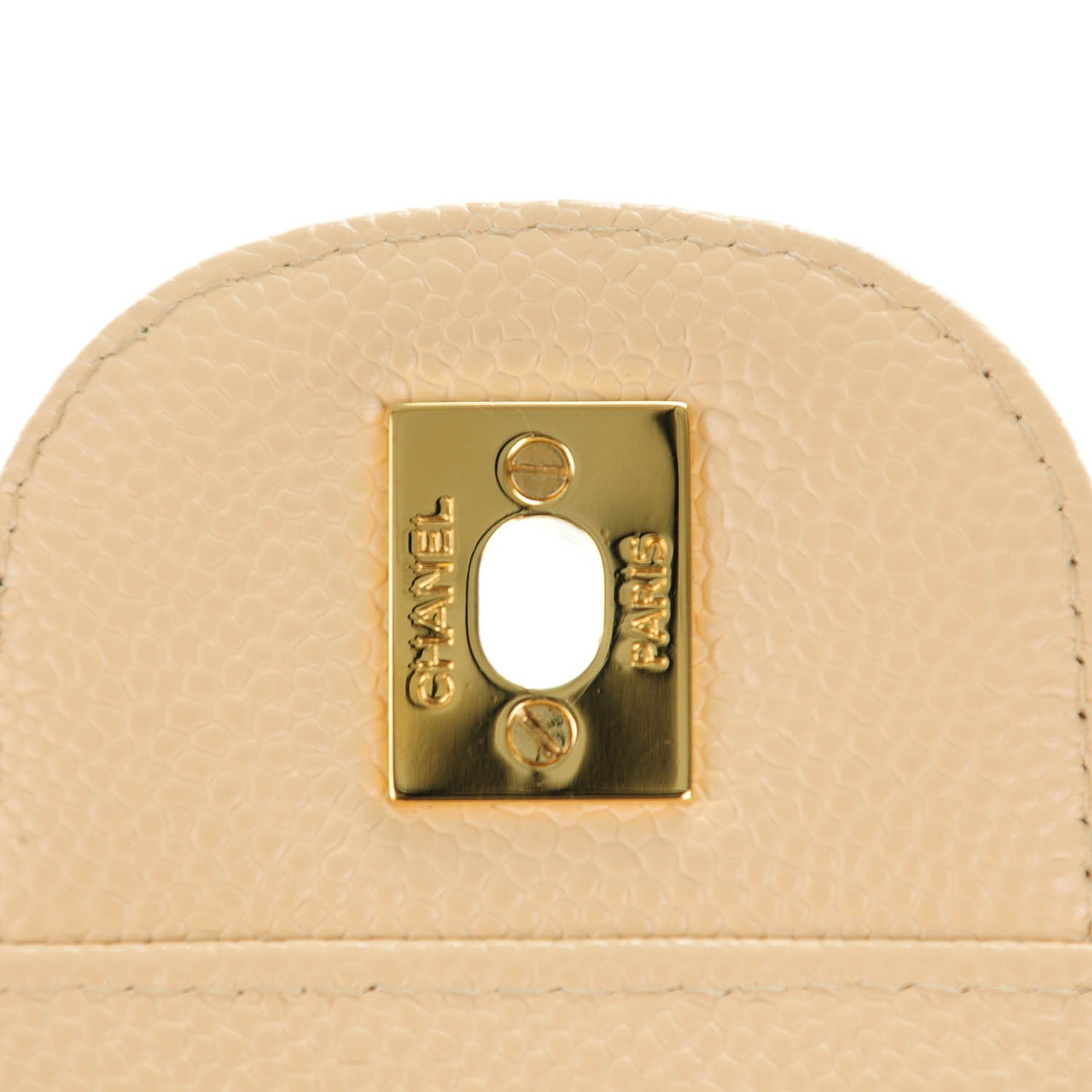 Chanel Caviar Quilted Jumbo Double Flap Beige Clair 6 of 9