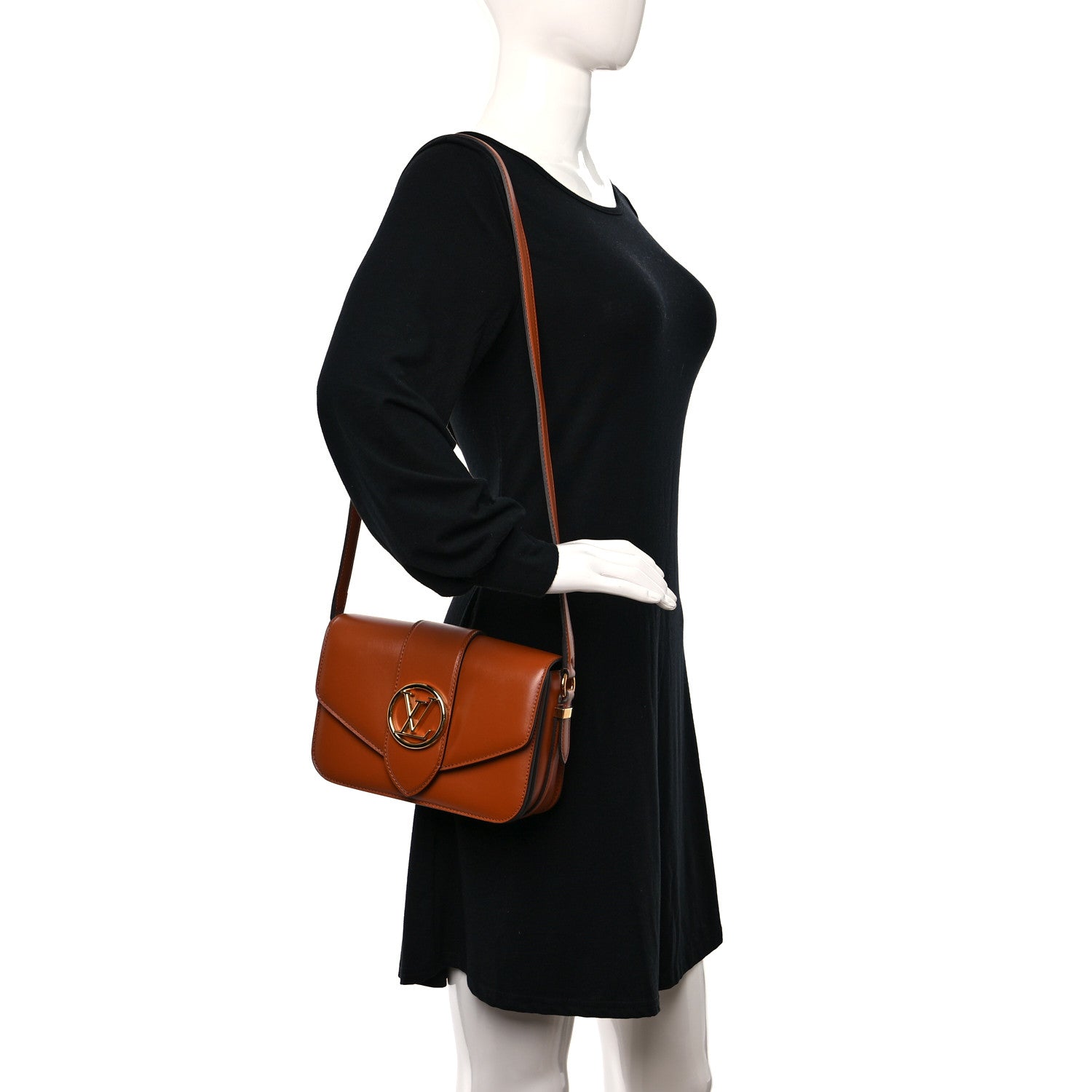 Louis Vuitton Smooth Calfskin LV Pont 9 2 of 11