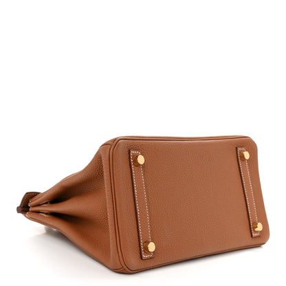 Hermes Togo Birkin 25 Gold 4 of 11