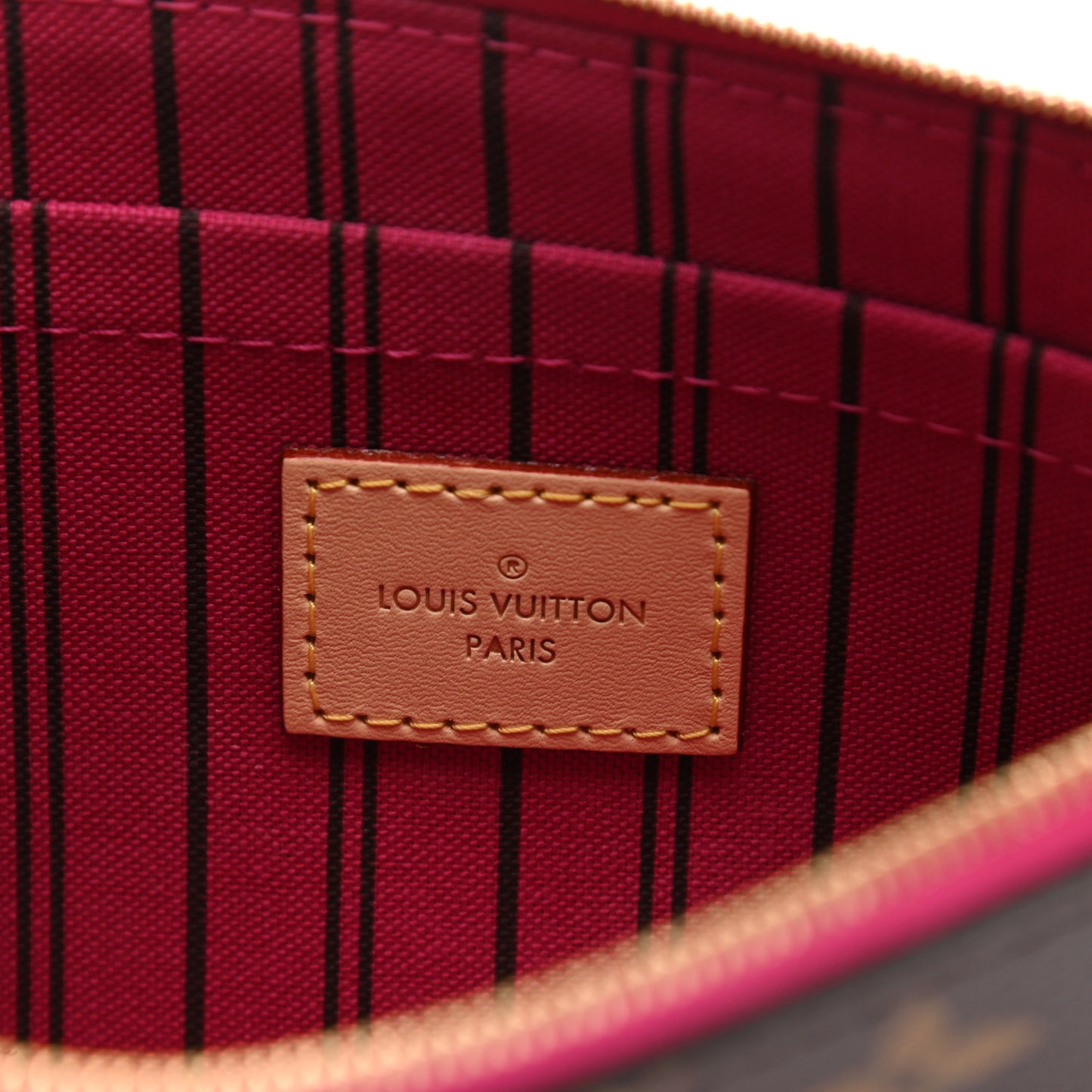Monogram Neverfull MM GM Pochette Pivoine