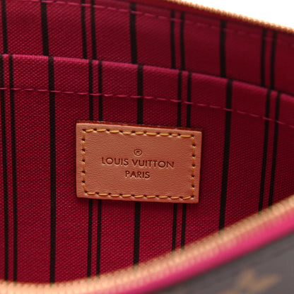 Louis Vuitton Monogram Neverfull MM GM Pochette Pivoine 6 of 6