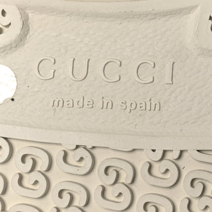 Gucci Monogram Suede Mens Tortuga High Top Sneakers 11 Beige Ebony Oatmeal Mystic White 8 of 12