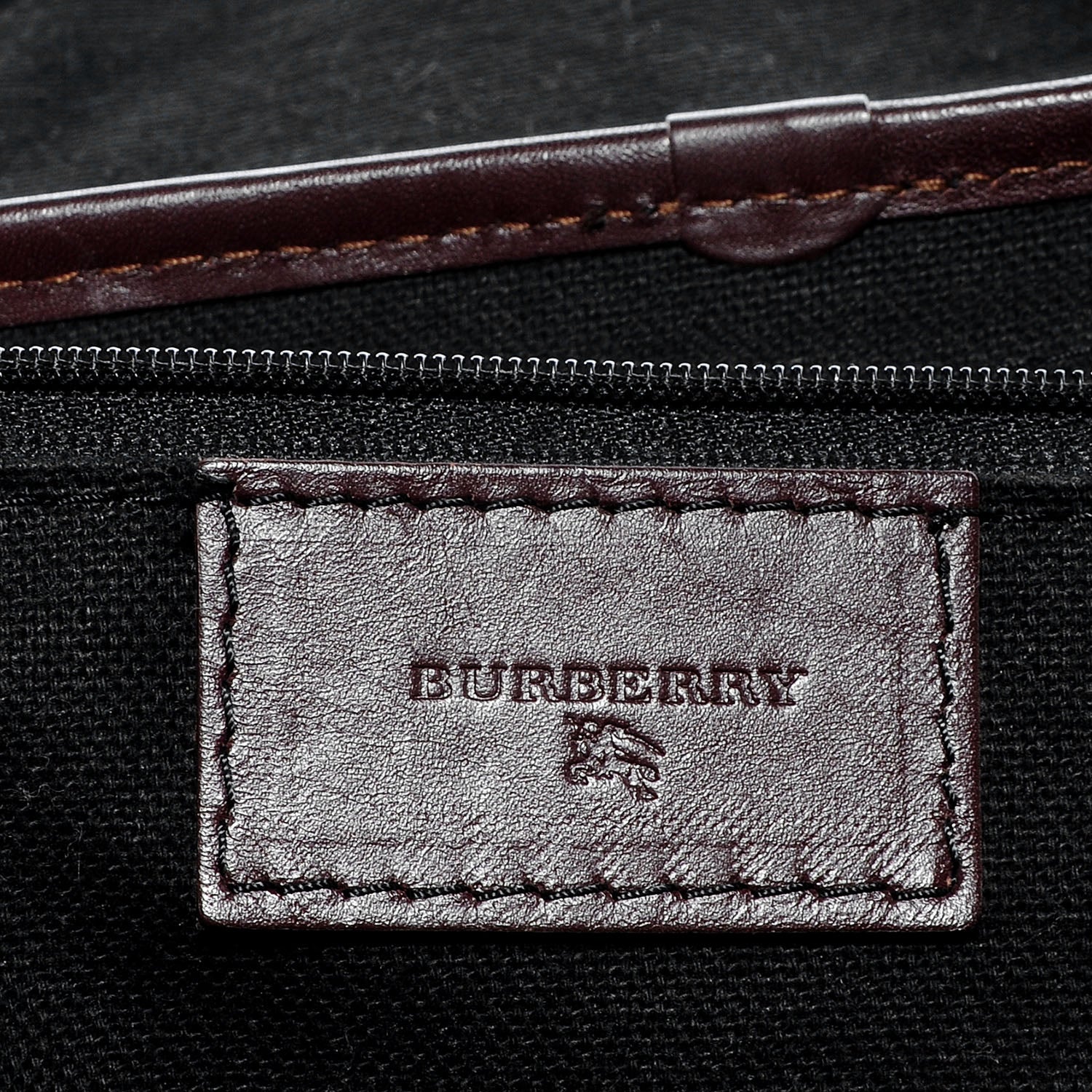 Burberry Haymarket Check Buckle Satchel 7 of 9