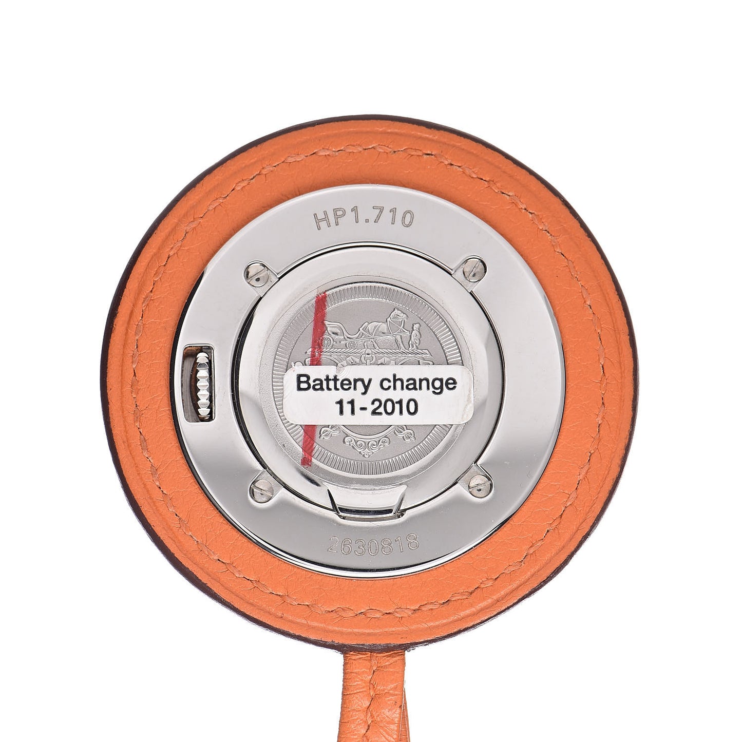 Stainless Steel Swift 34mm Harnais Pocket Quartz Watch Orange