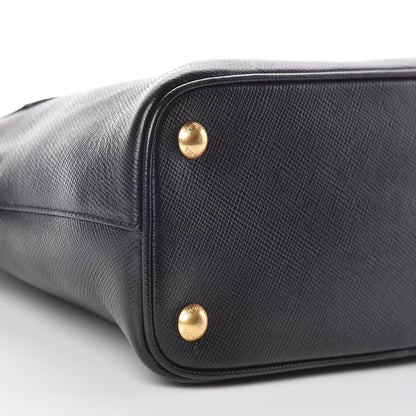 Prada Saffiano Cuir Bauletto Nero Black 5 of 10