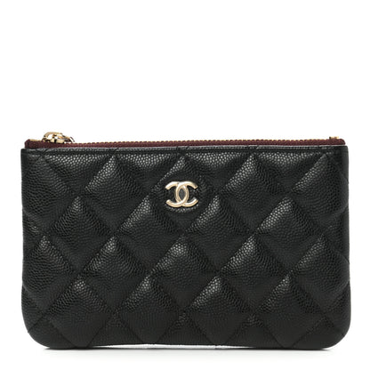 Chanel Caviar Quilted Small Cosmetic Case Black 1 of 9