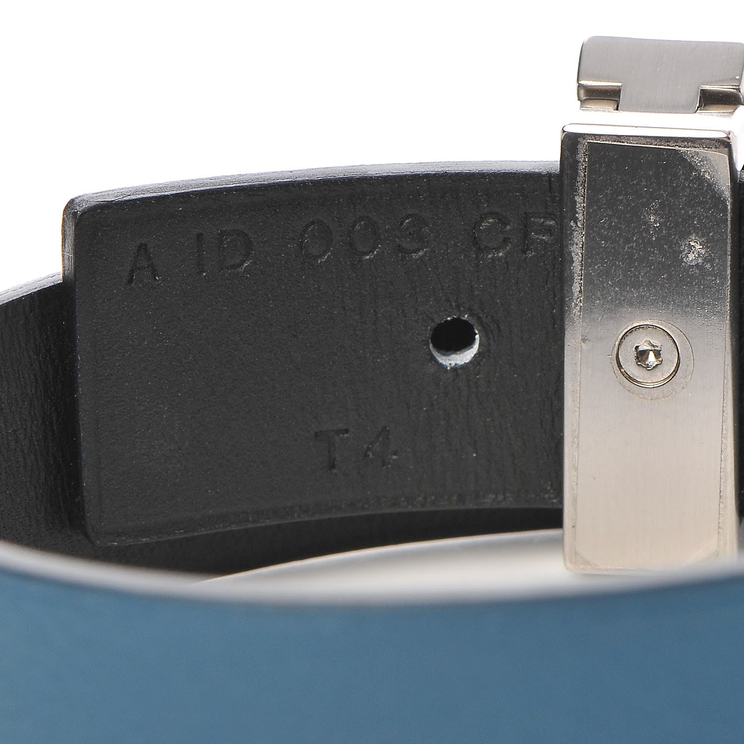 Hermes Swift Chamonix Oxford Bracelet T4 Colvert Black 5 of 7