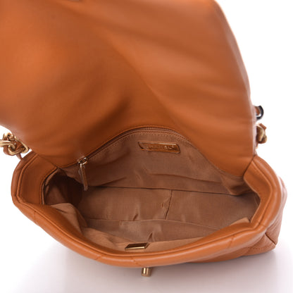 Chanel Lambskin Quilted Medium Chanel 19 Flap Light Brown 5 of 11