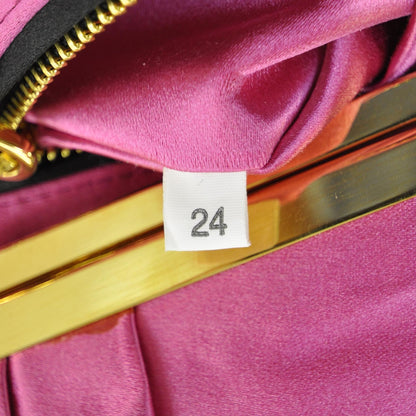 Prada Satin Framed Evening Bag Pink 9 of 9