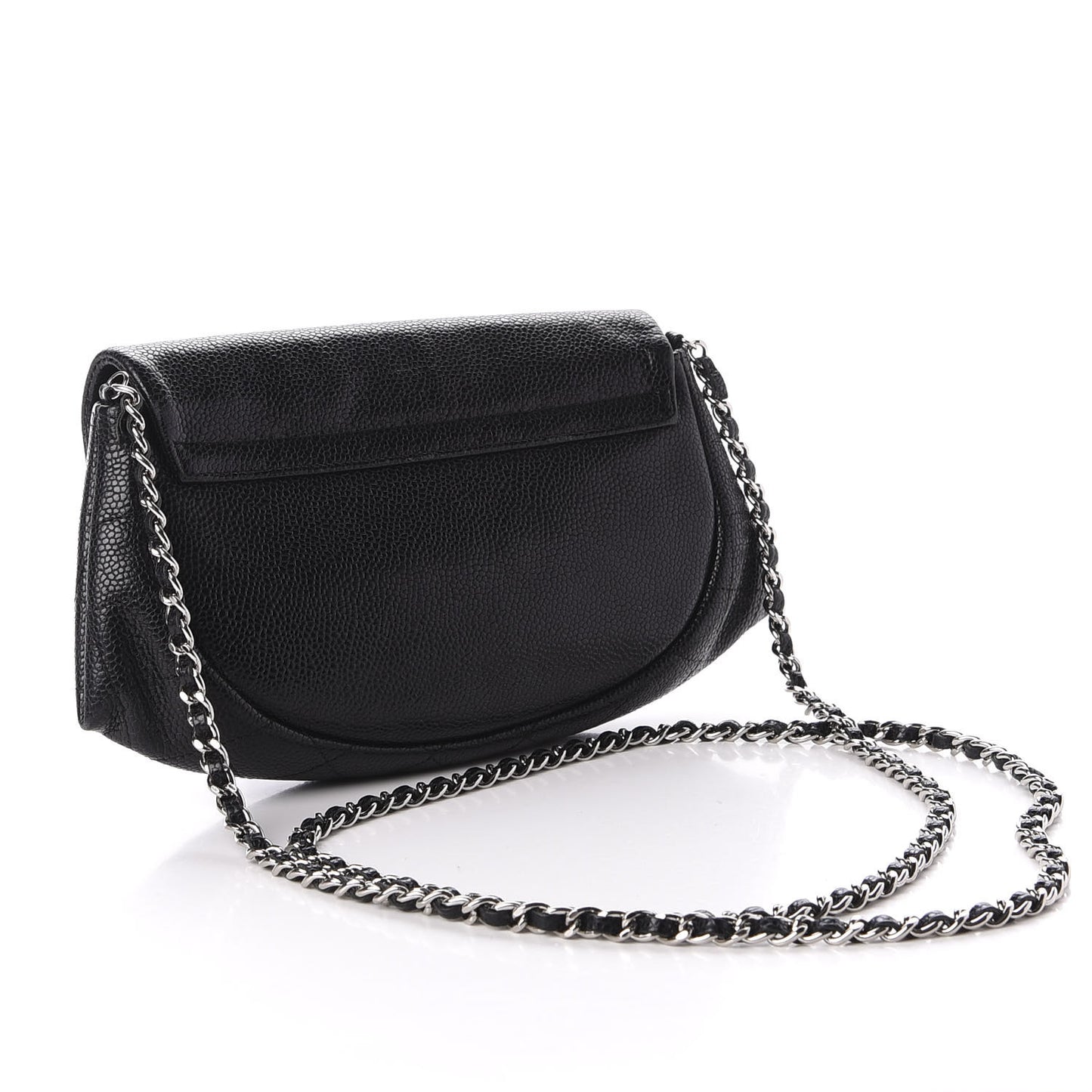 Caviar Half Moon Wallet On Chain WOC Black