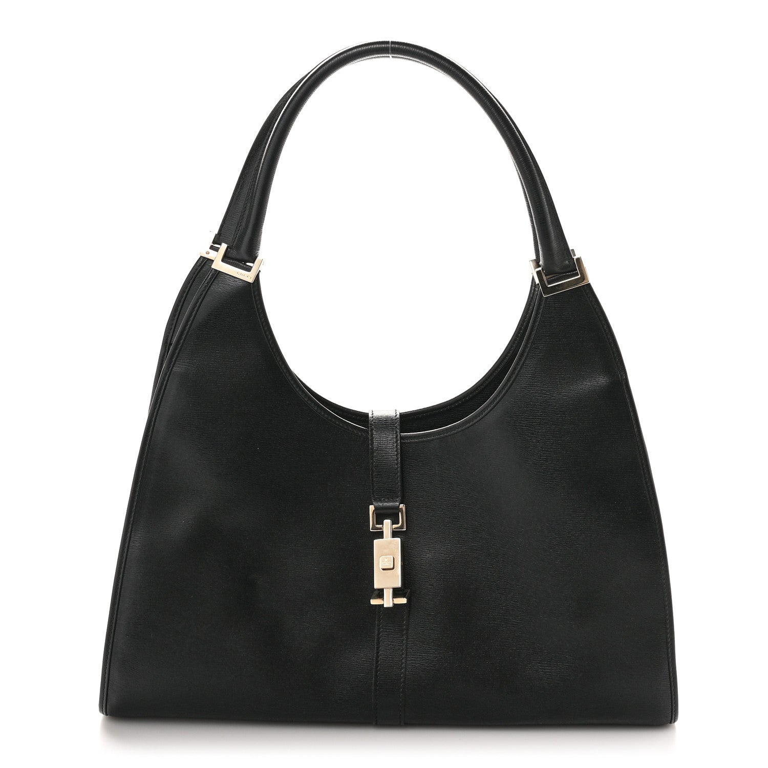 Gucci Calfskin Bardot Hobo Black 1 of 10