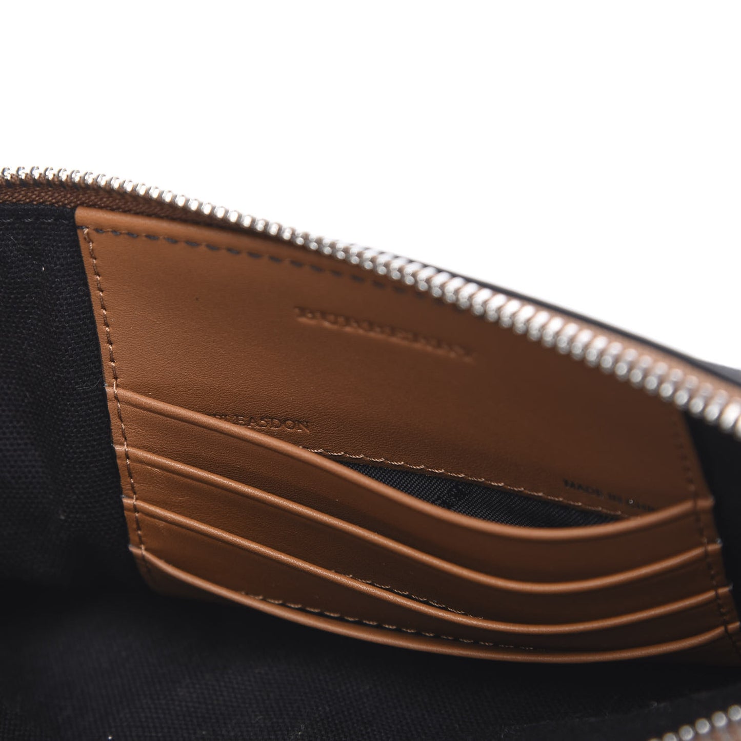 Mega Check Peyton Crossbody Clutch Bag Saddle Brown