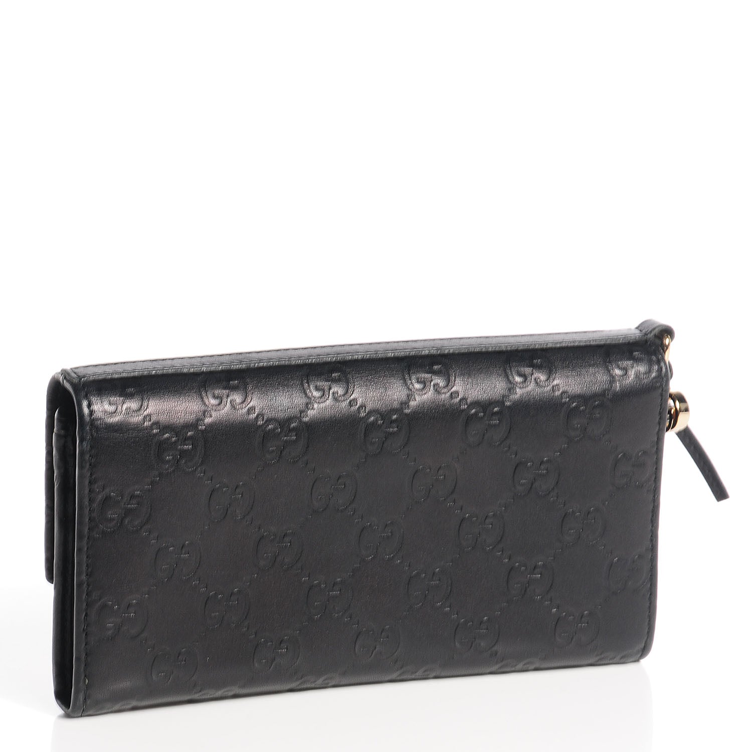 Gucci Guccissima Signature Microguccissima Bree Continental Wallet Black 3 of 7