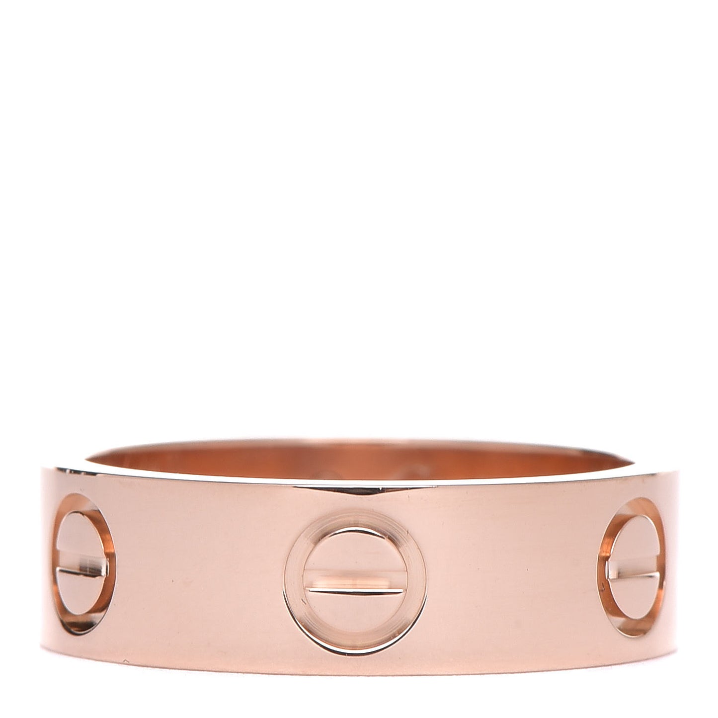 18K Pink Gold 5.5mm LOVE Ring 50 5.25