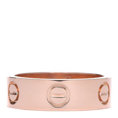 Cartier 18K Pink Gold 5.5mm LOVE Ring 50 5.25 1 of 5