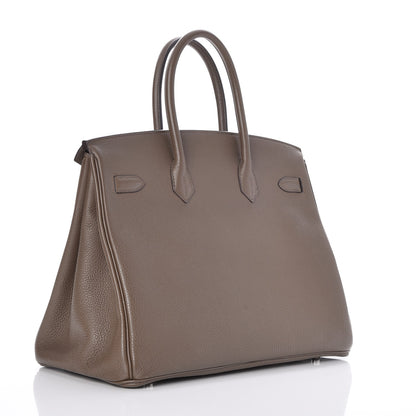 Hermes Togo Birkin 35 Taupe 3 of 37