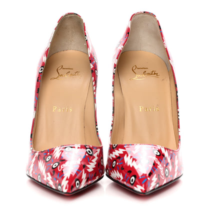 Christian Louboutin Patent Ginzana Pigalle Follies 100 Pumps 37 Loubi 2 of 11