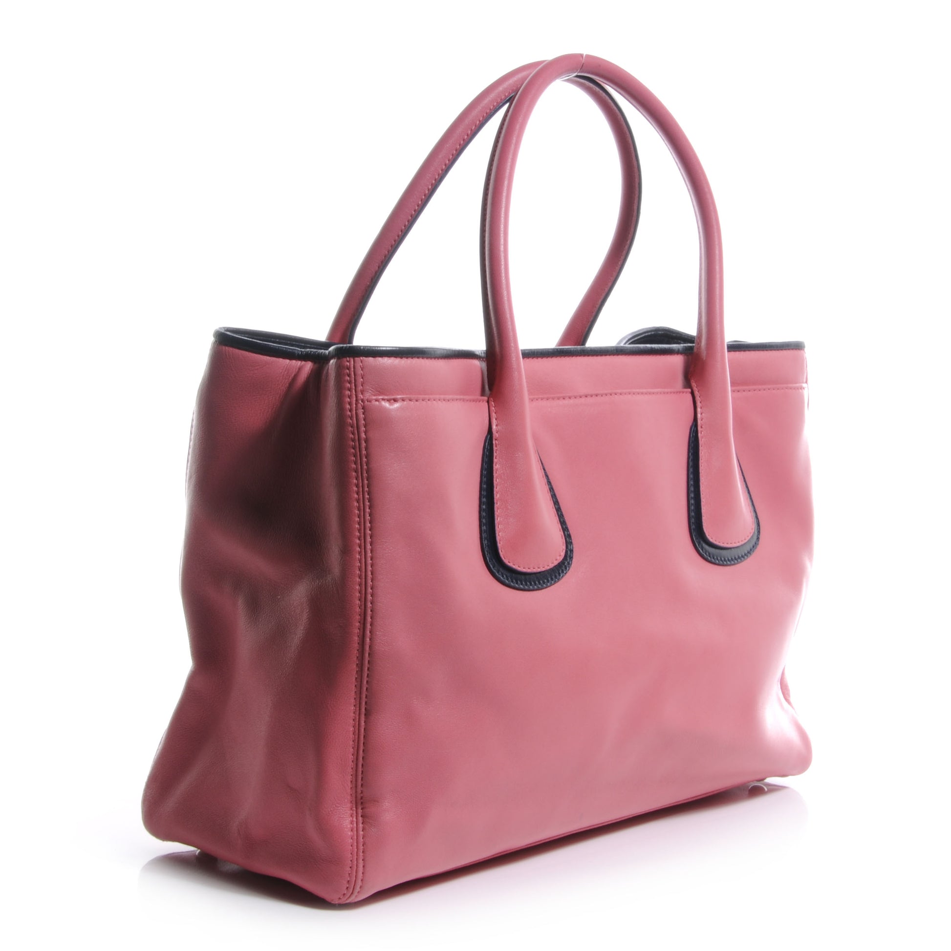 Chanel Lambskin Executive Cerf Shopper Tote Pink 3 of 8