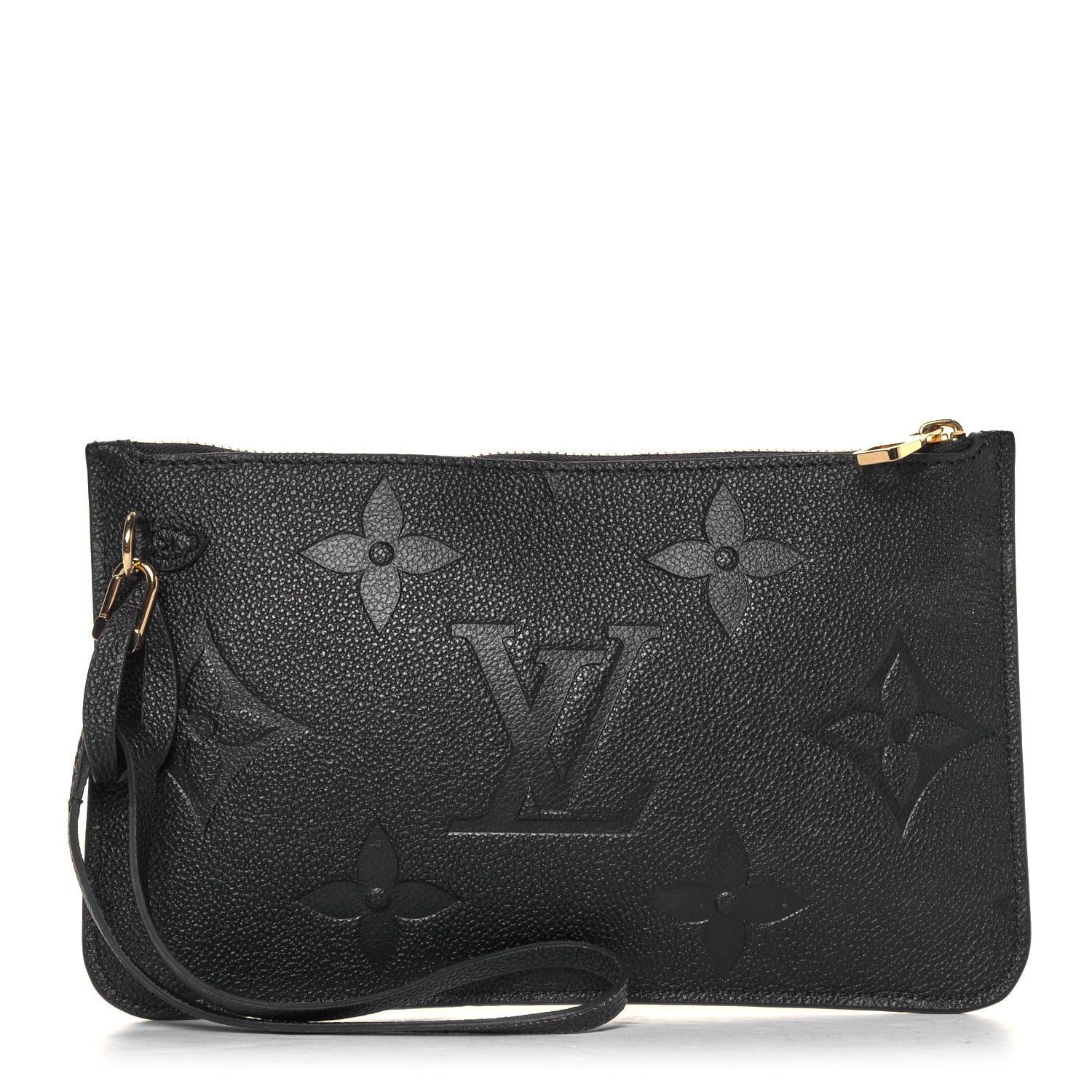 Louis Vuitton Empreinte Monogram Giant Neverfull MM Pochette Black 1 of 4