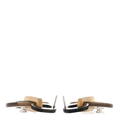 Hermes Buffalo Horn Drop Earrings Multicolor 2 of 3