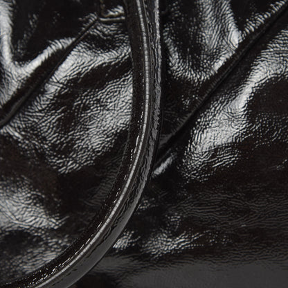 Saint Laurent Textured Patent Medium Easy Y Bag Brown 14 of 18