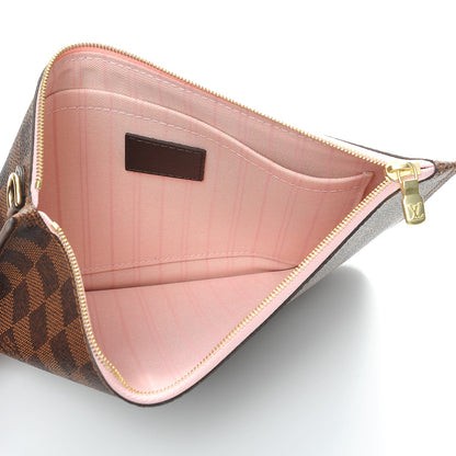 Louis Vuitton Damier Ebene Neverfull MM GM Pochette Rose Ballerine 5 of 8