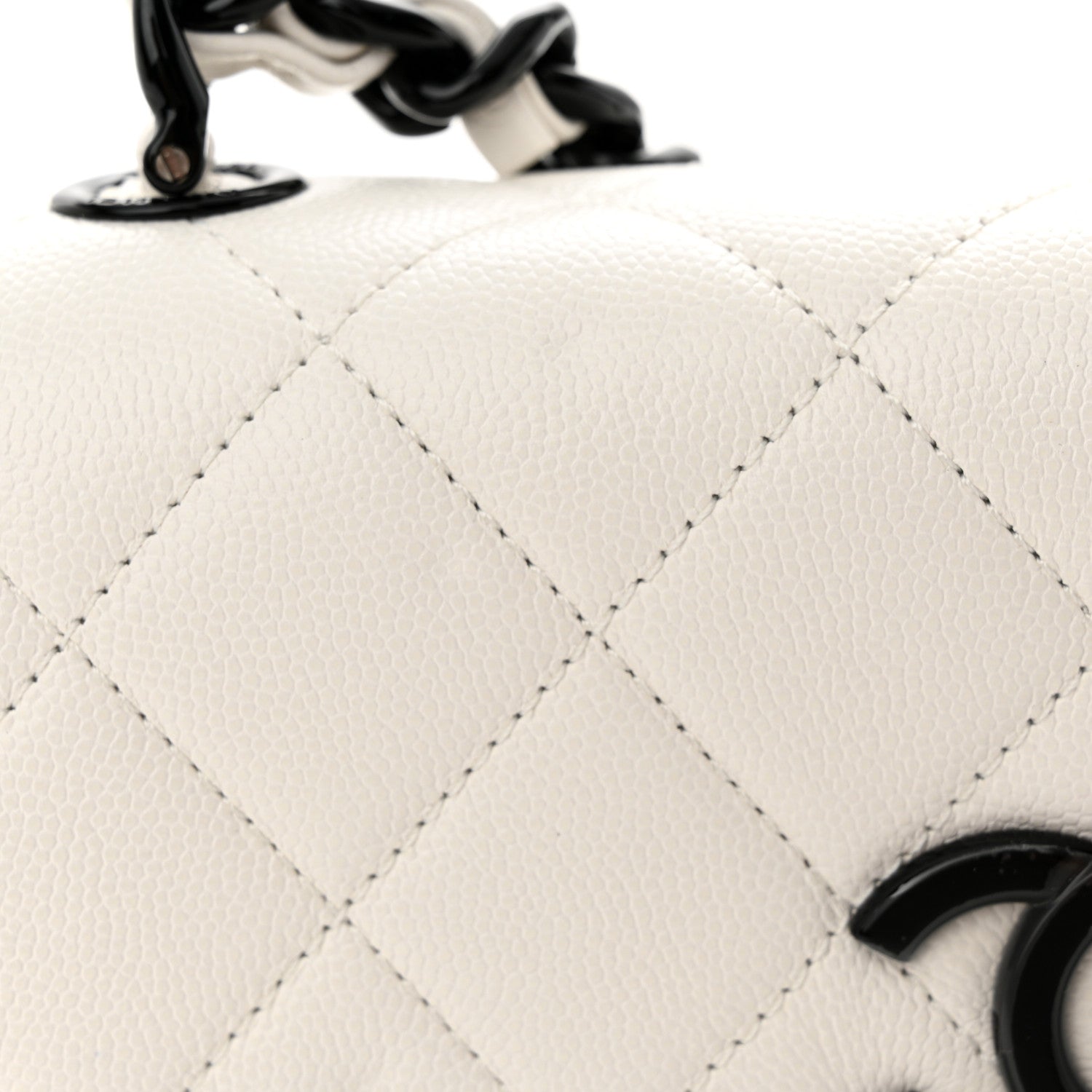 Chanel Caviar Quilted My Everything Small Flap White Black 11 of 12