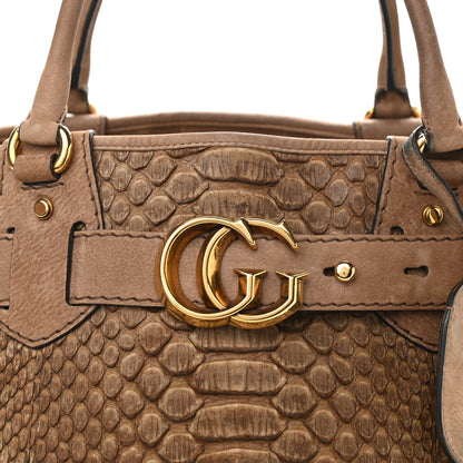 Gucci Python Large GG Running Tote Brown 13 of 13