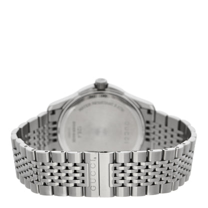 Gucci Stainless Steel 38mm G-Timeless Quartz Watch Brown 3 of 5