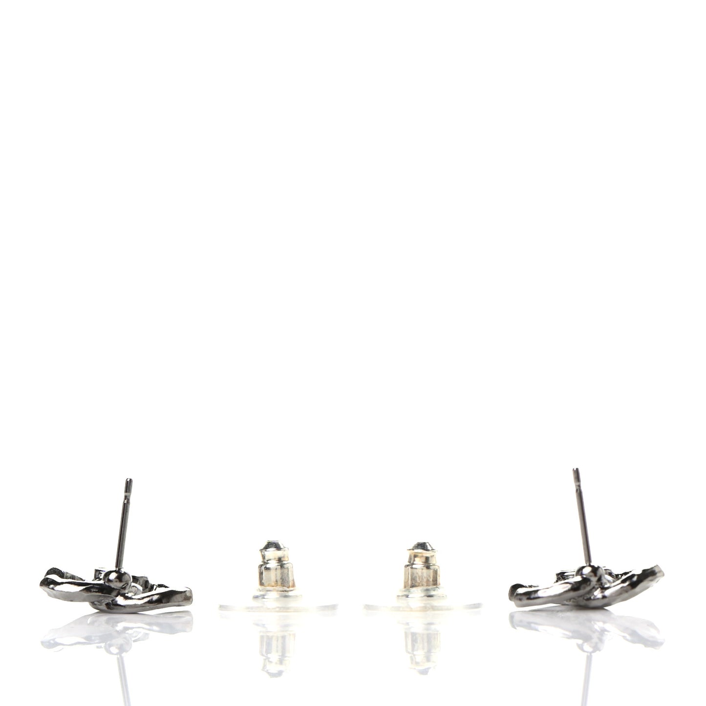Ruthenium Crystal CC Earrings