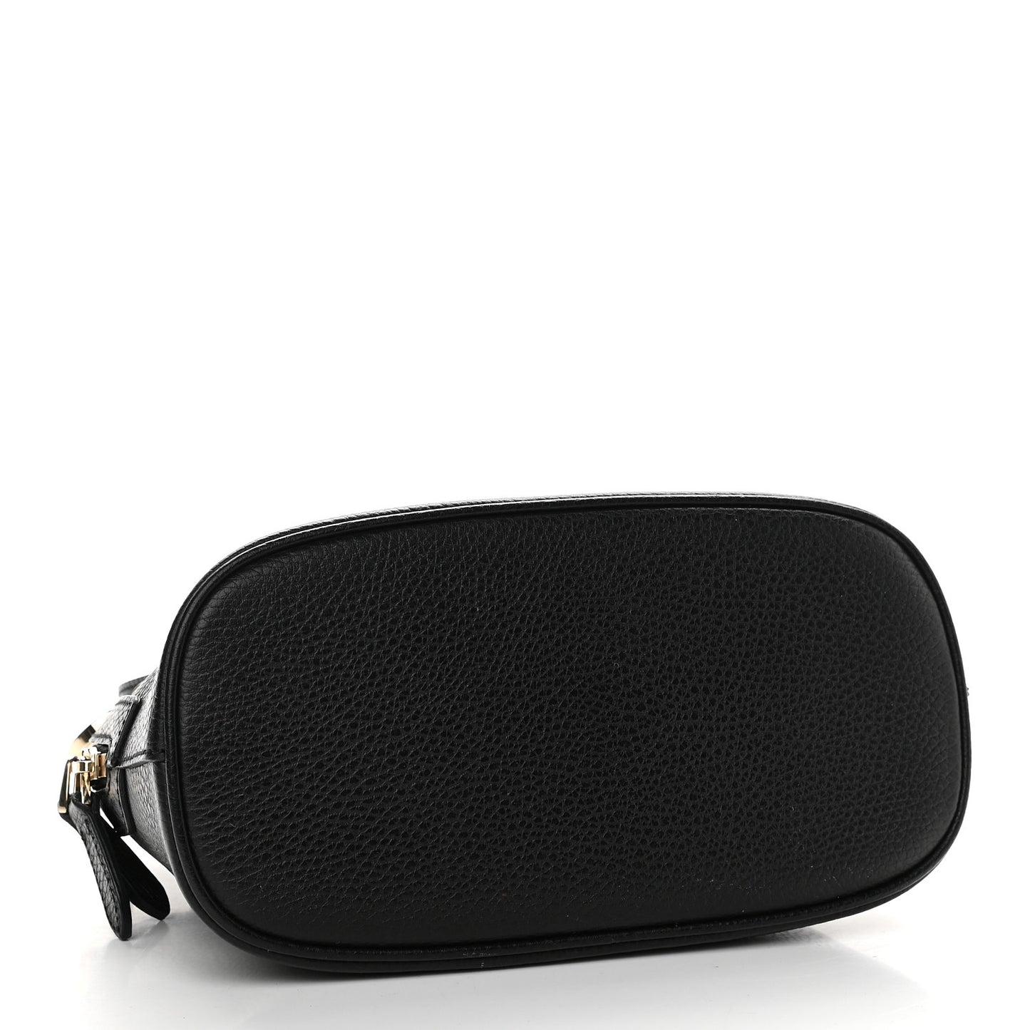 Dollar Calfskin Small GG Charm Dome Bag Black