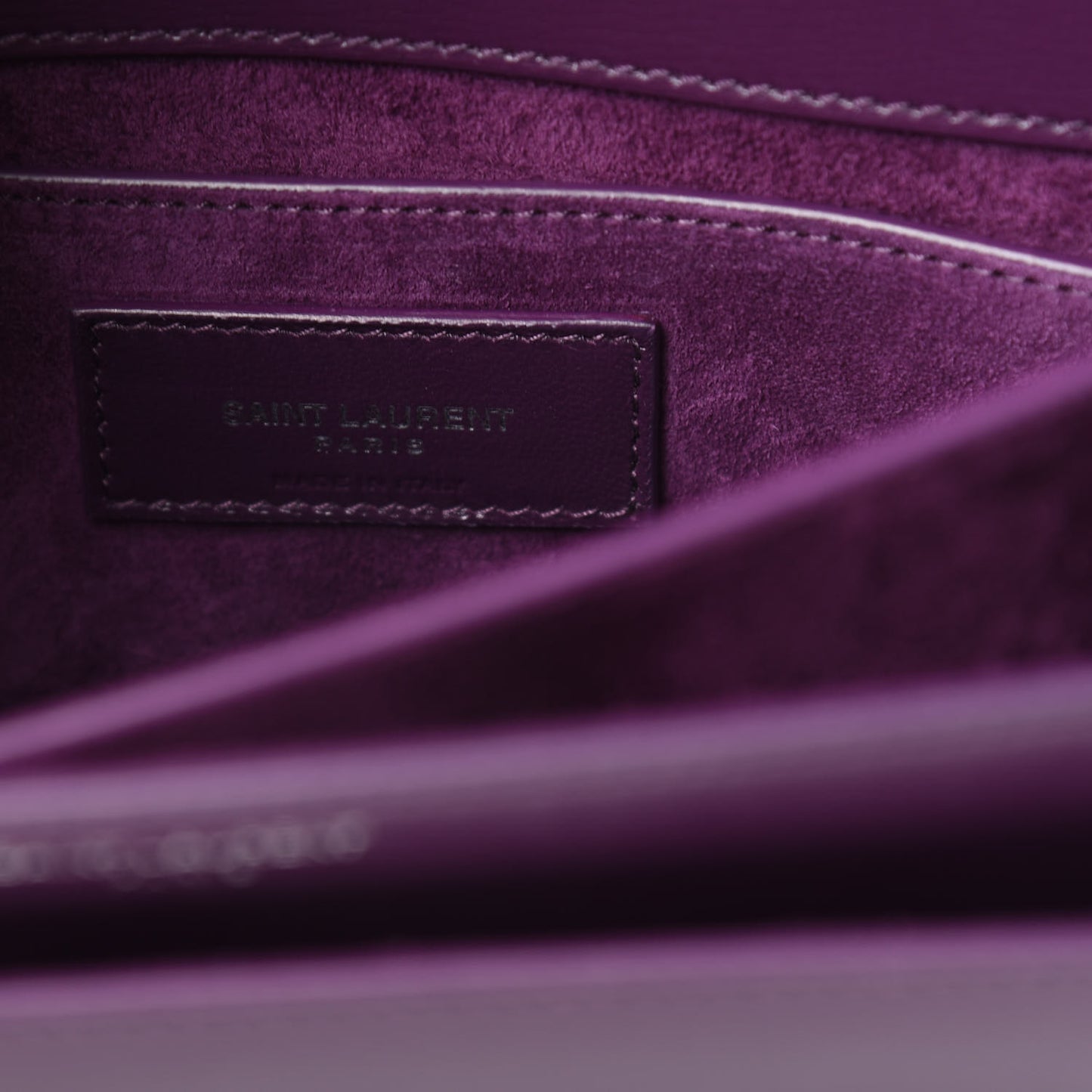 Calfskin Medium Monogram Sunset Purple