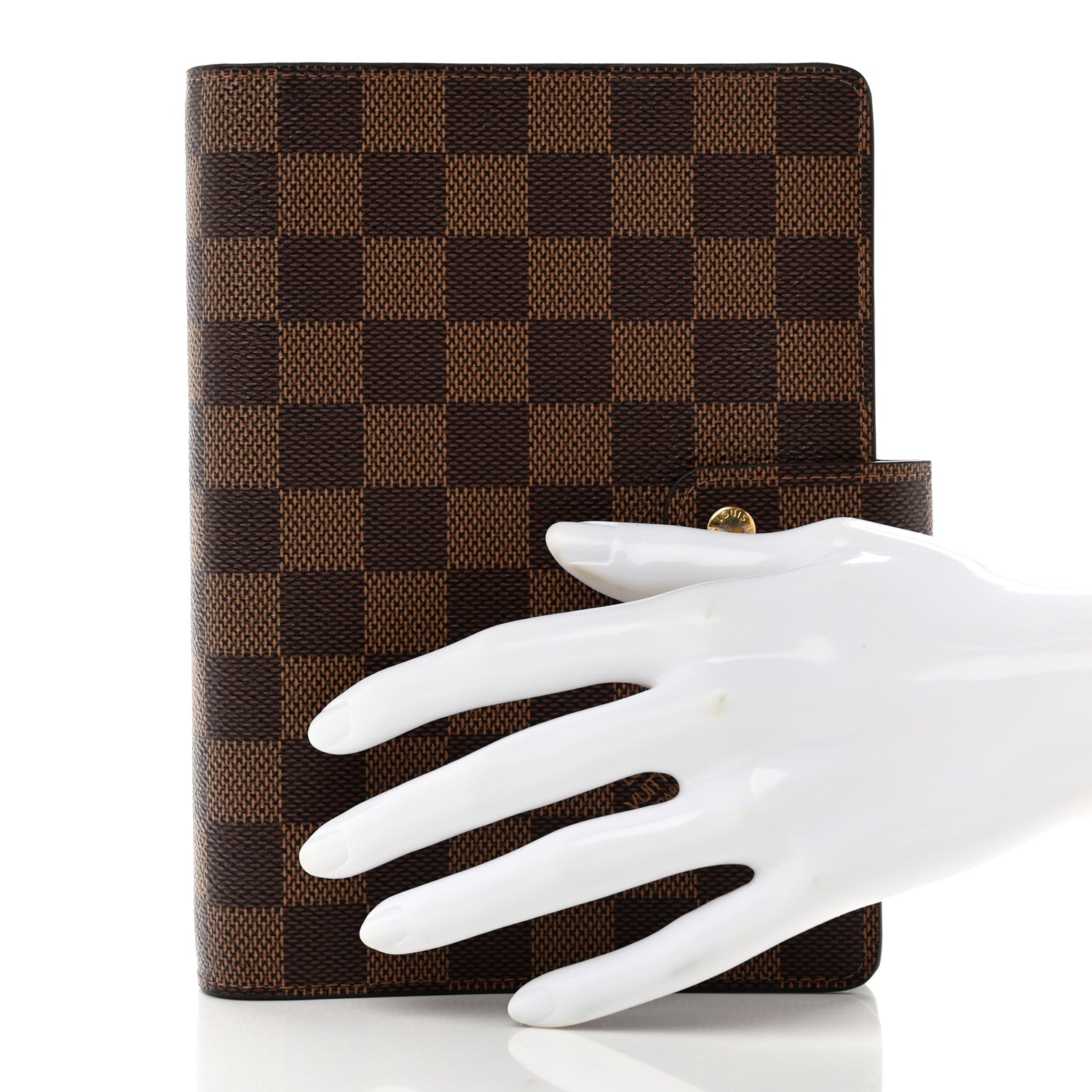 Louis Vuitton Damier Ebene Medium Ring Agenda Cover 2 of 6