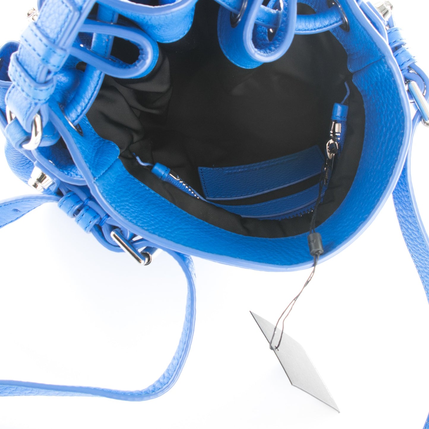 Pebbled Lambskin Diego Air Force Rhodium Hardware