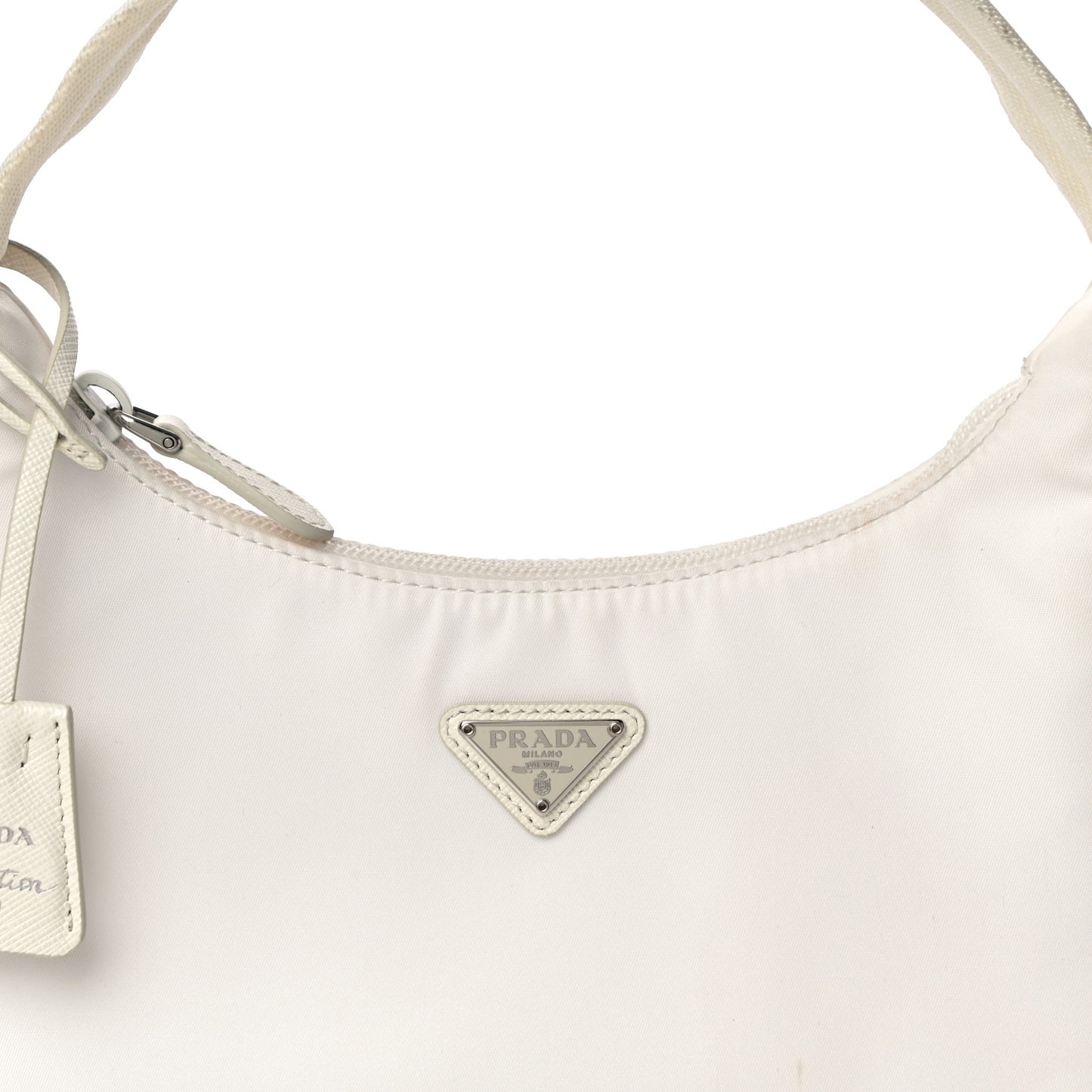 Tessuto Nylon Mini Re-Edition 2000 Bag White