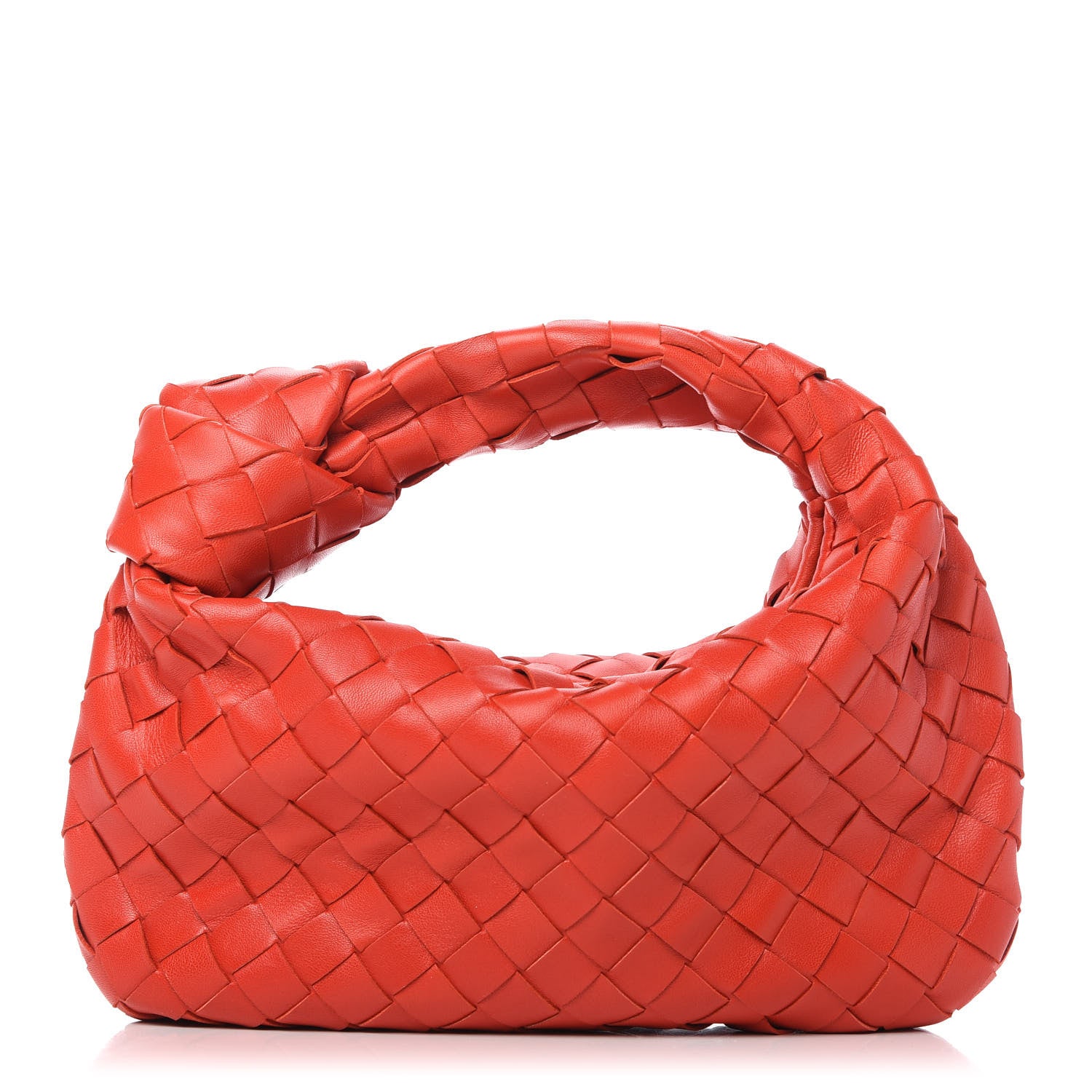 Bottega Veneta Nappa Intrecciato Mini Jodie Red 1 of 9