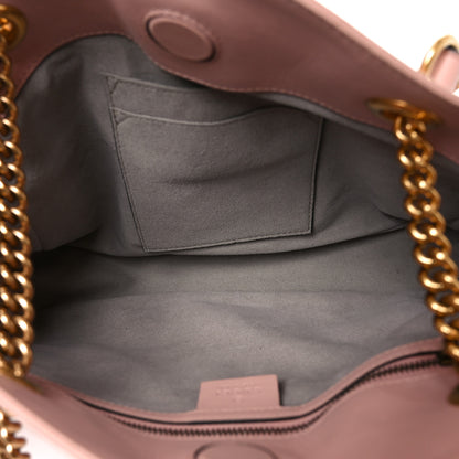 Gucci Calfskin Matelasse Medium GG Marmont Open Top Shoulder Bag Perfect Pink 5 of 10