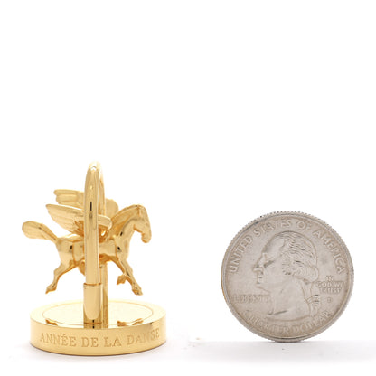 Hermes Permabrass Pegasus Merry-Go-Round Cadena Gold 2 of 4