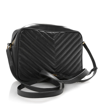 Saint Laurent Calfskin Matelasse Monogram Lou Camera Bag Dusty Grey 3 of 13