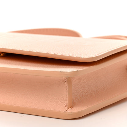 Burberry Smooth Calfskin Logo Embossed Hampshire Crossbody Peach Pink 9 of 9