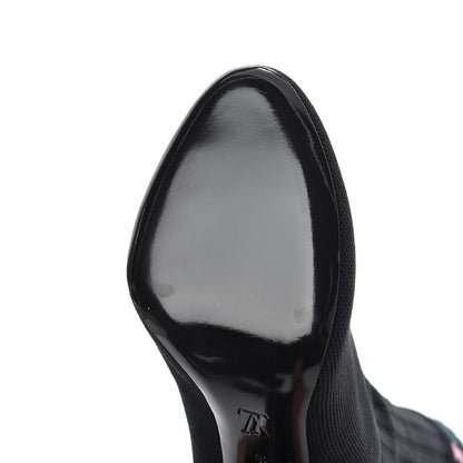 Louis Vuitton Stretch Fabric New Wave Silhouette Ankle Boots 36 Black 9 of 9