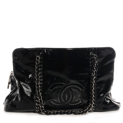 Chanel Patent Luxe Ligne Large Tote Black 1 of 7