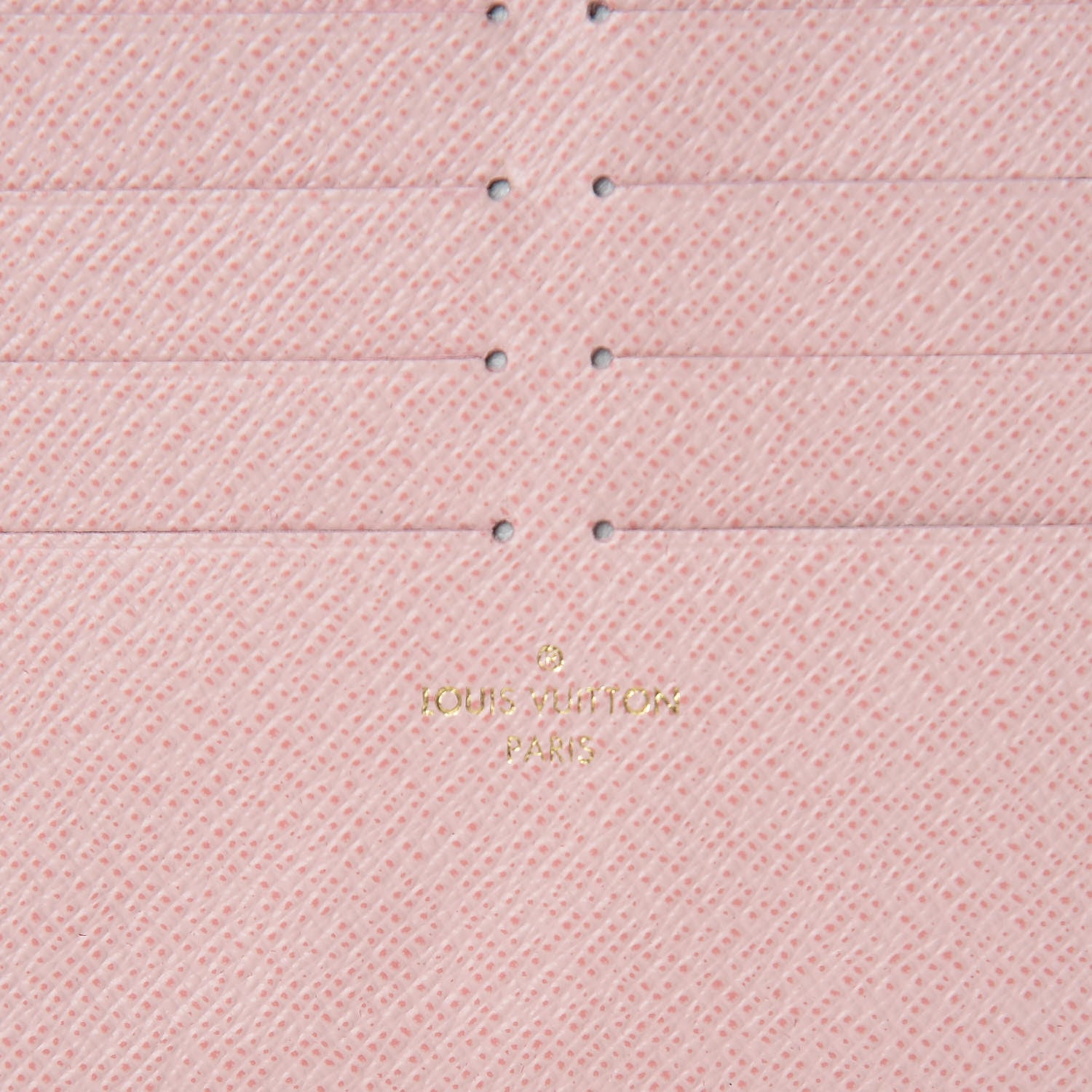 Louis Vuitton Calfskin Felicie Card Holder Insert Rose Ballerine 6 of 6