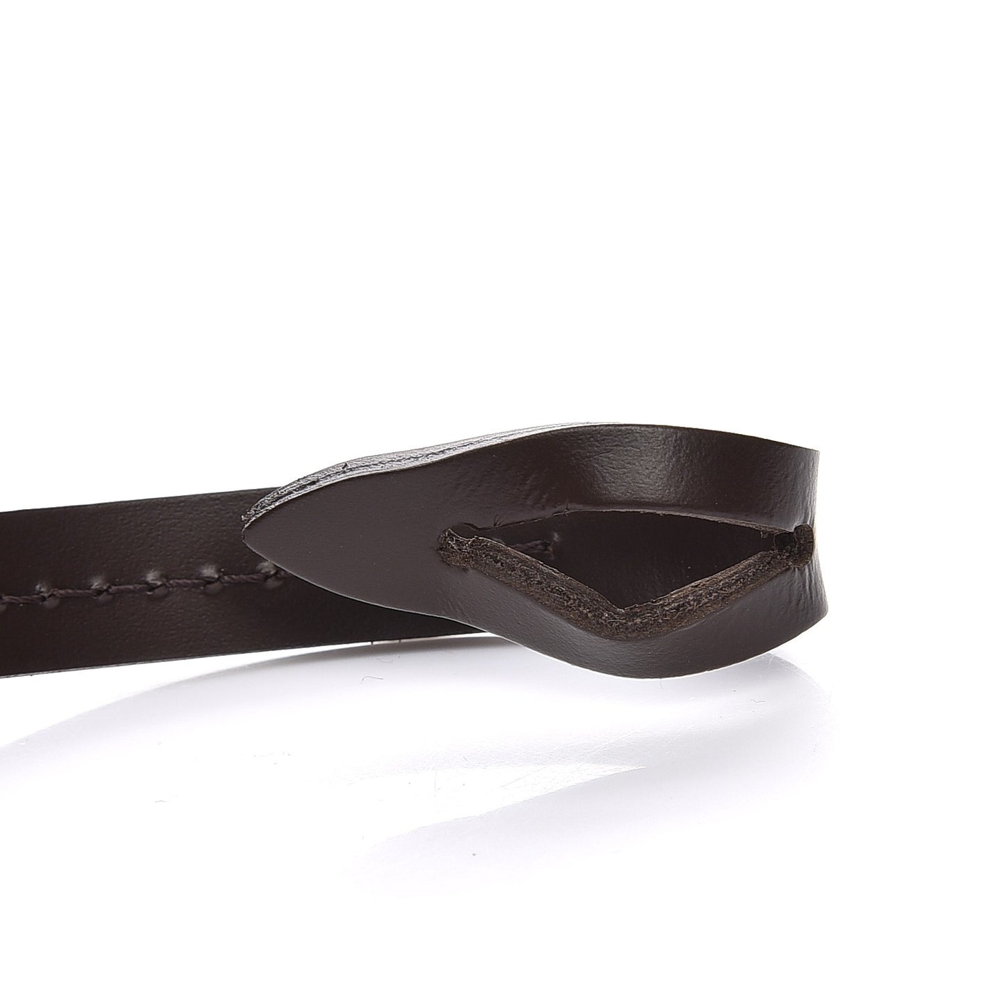 Calfskin Pochette Accessories Strap Brown