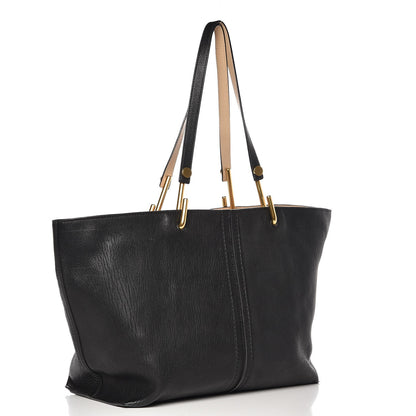 Chloe Grained Lambskin Keri Tote Black 3 of 14