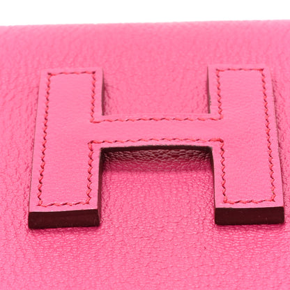 Hermes Chevre Mysore Jige Elan 29 Clutch Rose Shocking 9 of 10