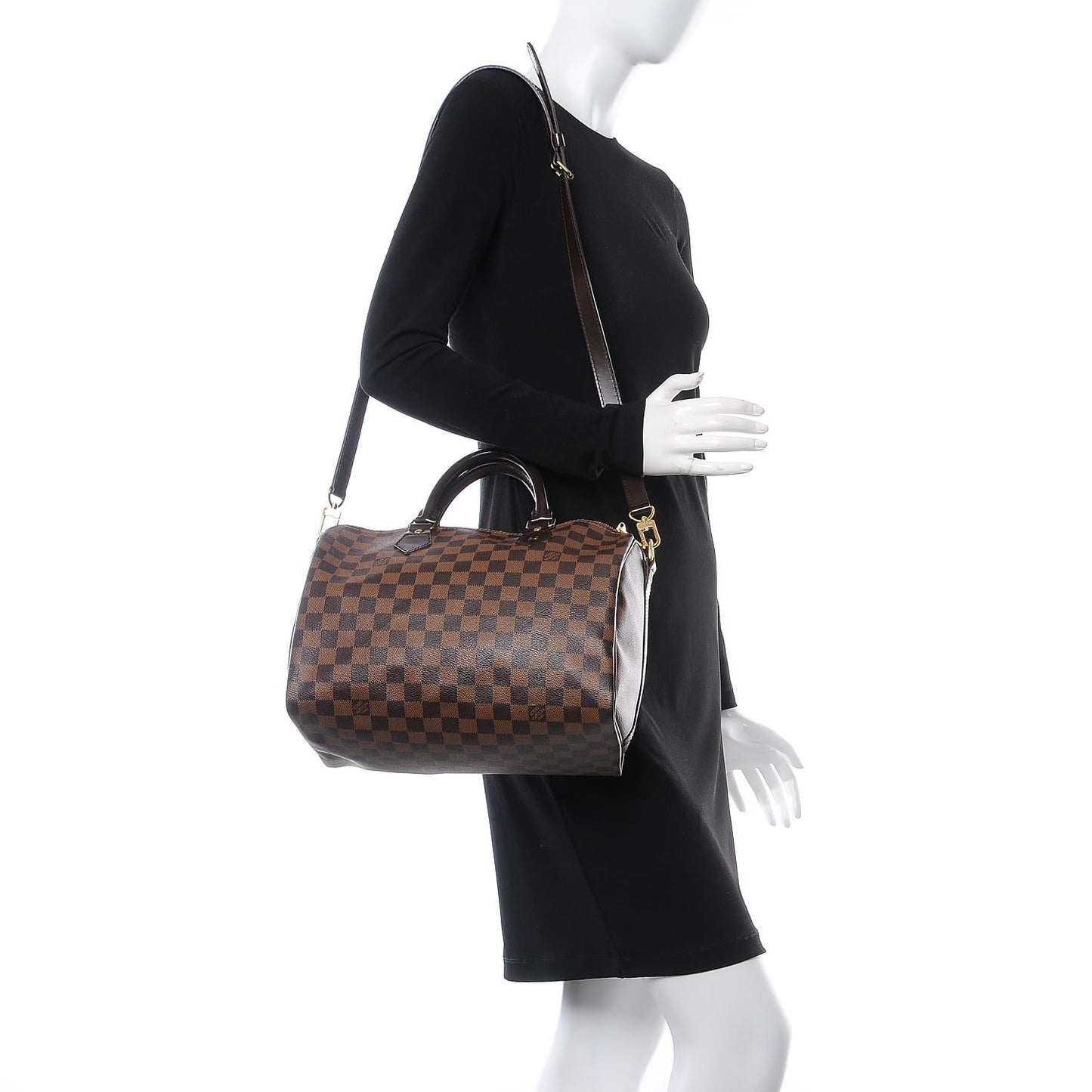 Damier Ebene Speedy Bandouliere 30