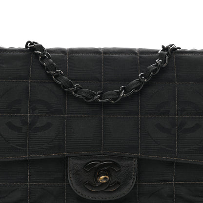 Chanel Nylon Medium Travel Flap Black 6 of 11