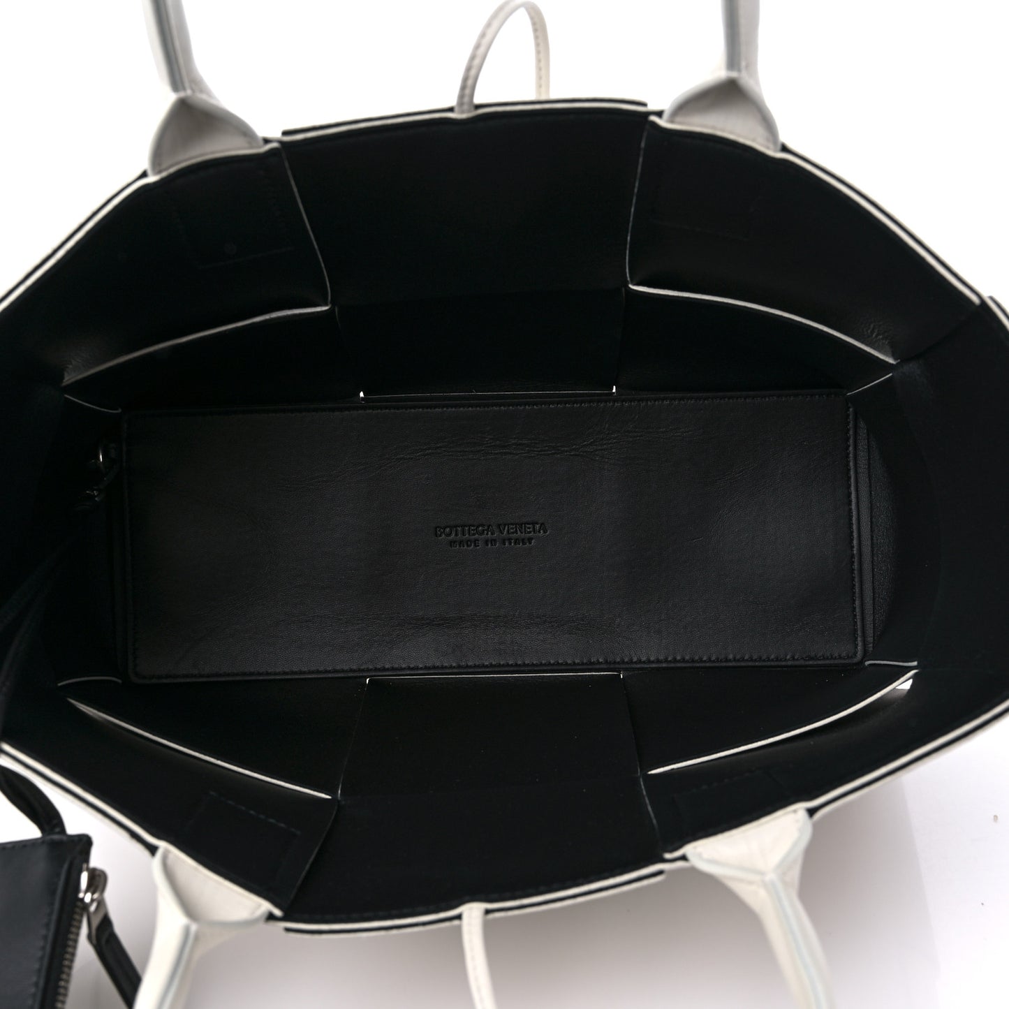 Nappa Maxi Intrecciato Small Arco Tote White White