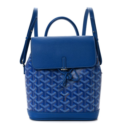 Goyard Goyardine Calfskin Mini Alpin Backpack Sky Blue 1 of 12